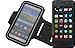 Produktbild Für Amazon Fire Phone Neopren Jogging Armband Sportarmband Oberarmband schwarz für Amazon Fire Phone mit Reflektor Streifen. Fitness Lauf Armband