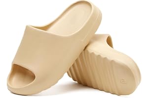 Rumkok Herren Damen Hausschuhe, Original Badeschuhe Cozy Slides Weich Rutschfest, Sommer Pantoffeln Herren Damen Schlappen Home Slides Pillow Cloud Slippers