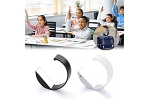 Klaimbmo 2 crochets à sac à main pour bureau, crochet à sac à main antidérapant, crochet à sac à main multifonctionnel, porte-casque pour bureau, bureau d'étude, bureau d'ordinateur Utilisé (C)