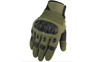RANGER TACTICAL UK Full Finger Touch Screen Contact Gloves Hard Knuckle Cycling Biking Paintball Airsoft
