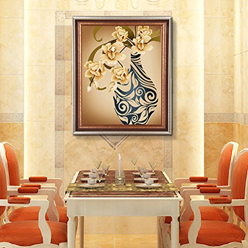 DIY 5D Vase Diamond Painting Cross-Stitch for Entrance Living Room Bedroom - 4