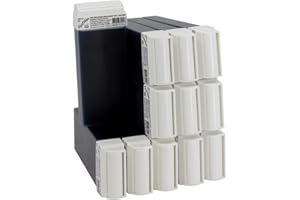 Epilwax 12 Cartuchos Roll-On 100 ml od Cera Depilatoria Tibia Cera profesional de Azuleno de alta calidad para Depilación con Bandas Depilatorias des las piernas, axilas, y el cuerpo