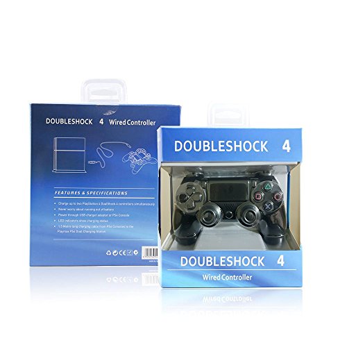 Preisvergleich Produktbild Wired Controller Dualshock Playstation 4 Controller – Schwarz