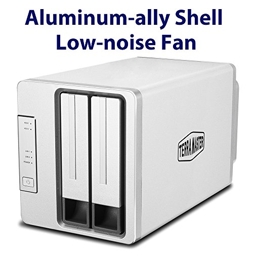 TerraMaster F2-420 NAS Server 2-Bay Intel Quad Core 2.0GHz 4GB RAM Network RAID Storage for Small/Medium Business (Diskless)