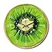 Produktbild J-Clock Frucht Wanduhr Orange/Zitrone/Kiwi/Wassermelone Kreative Einfache Atmosphäre Holz Wohnzimmer/Schlafzimmer/Restaurant/Studie Europäische Kinder Lieben Acryl Acryl Mute Dekorative Uhr,C