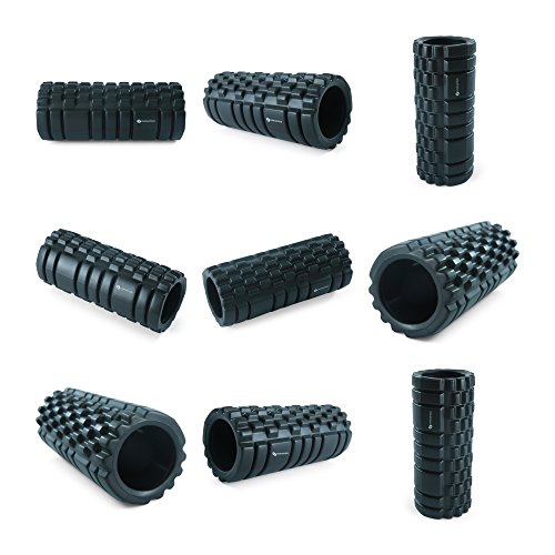 Profi Faszien Rolle „Happy Roll“ von Sportastisch :: hochwertige Massagerolle in geprüfter Qualität :: exklusiv 2 verschiedene Zonen :: mittlerer Härtegrad, ideal für Einsteiger oder Fortgeschrittene :: Belastbarkeit bis 200kg :: Übungsanleitung & E-book INKLUSIVE :: ideal zur Behandlung schmerzender Faszien :: optimale Faszienrolle für Rücken, Wirbelsäule und Schultern: inklusive 3 Jahren Sportastisch Produktgarantie - 7