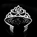 ABEILLO Tiara Crown Headband at Wedding Party for Bridal Bridesmaid Elegant Pageant Hair Accesories with Charming Rhinestone with Comb (Silver) 