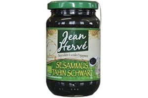 JEAN HERVE Crème de Sésame Noir - Minéraux - Apport Energétique - Pot 305 G - Bio - Jean Hervé
