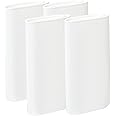 4PCS Organic Cotton Flannel for Castor Oil, 16x7in Reusable Castor Oil Pack Wrap, Highly Absorbent Soft Organic Cotton Flannel for Abdomen, Liver, Joints.