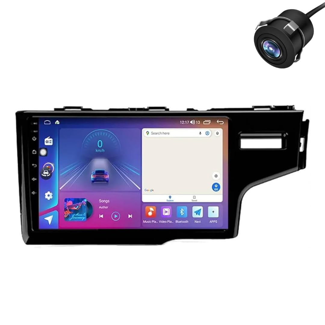 Modorwy Honda WR-V Wireless CarPlay & Android Auto 9inch 1280P HD Car Android Display with Gorilla Glass | OS 13 | TS-9 Processor | 1GB RAM & 32GB ROM - AHD Camera & Frame Included