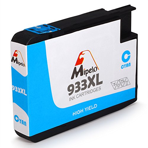Mipelo Kompatibel HP 932XL 933XL Hohe Ergiebigkeit Druckerpatronen (1 Schwarz, 1 Cyan, 1 Magenta, 1 Gelb), Verwendet in HP Officejet 6600 6700 6100 7612 7610 7110 Drucker (Außer 7510 7512) - 4