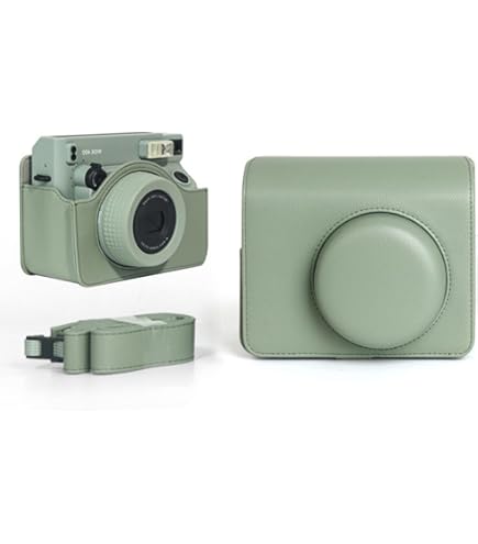 Housse De Protection Pour Instax Wide 400 - Coque En Polycarbonate Résistante Aux Chocs - Accessoire De Rangement, Vert