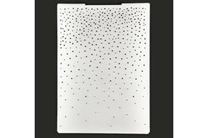 KWELLAM Merry Christmas Snowfall Snowflake Dots Background Plastic Embossing Folders for Card Making Scrapbooking and Other Paper Crafts 3092801