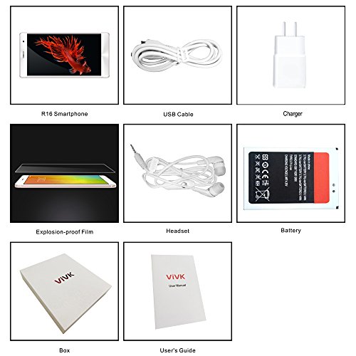 Smartphone 3G ohne Vertrag, 6.0 zolls VIVK M9 Dual Sim Android 6.0 Handy, 16GB ROM Quad-Core Prozessor mit 8MP Kameras, 2.5D IPS Display 720x1280, GPS, WIFI (Rosengold) reviews Smartphone 3G ohne Vertrag, 6.0 zolls VIVK M9 Dual Sim Android 6.0 Handy, 16GB ROM Quad-Core Prozessor mit 8MP Kameras, 2.5D IPS Display 720x1280, GPS, WIFI (Rosengold)