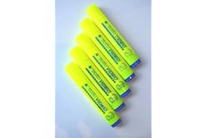 Tratto Video Evidenziatore Giallo Yellow fFluorescente Confezione Da 5 Pezzi