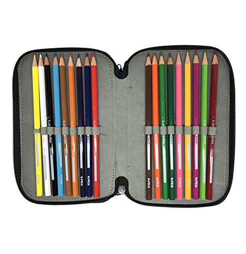 Deportes F tbol XM-112-04 Estuche 3 bisagras plumier Triple 43 Piezas Azul-Negro reviews Deportes F tbol XM-112-04 Estuche 3 bisagras plumier Triple 43 Piezas Azul-Negro