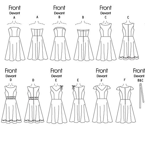 Butterick BTK 4443 BB(8-14) Schnittmuster zum Nähen, Elegant, Extravagant, Modisch - 2