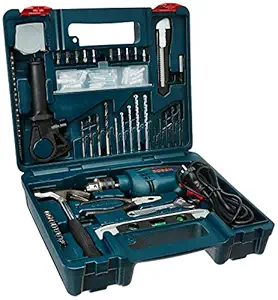 Bosch GSB 600 RE 13mm 600 Watt Corded Smart Drill Kit,Silver