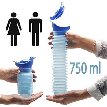 Urinoir Pour Homme 2000 Ml Avec Couvercle, Urinoir Portable Pour Homme, Pour Incontinence, Personnes âgées, Voyages, Conduite, Camping, Maison (blanc