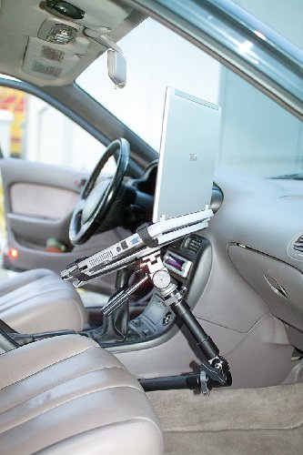 Lescars Universal-Notebook-Kfz-Halterung mit Kamerastativ - 3