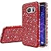 Produktbild Nadoli Glitzer Hülle für Galaxy S7,Luxus Ultradünne Funkeln Skin Weich Diamant Überzug Rahmen Glänzend Silikon Strass Etui Handyhülle Schutzhülle für Samsung Galaxy S7