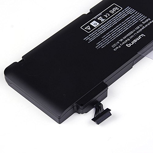 Lumsing Notebook Laptop Batterie Akku 10.95V 5800mAh Ersatzakku Für Apple Macbook Pro 13″ A1322 Apple MacBook Pro 13″ Series MacBook Pro 13″ A1278 (2009 Version) 63,5Wh Schwarz Mit Werkzeuge - 6