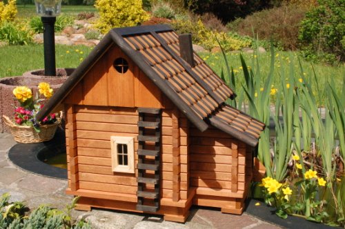 Wunderschöne große Wassermühle aus Holz im blockhausstil mit Holzschindeldach - 4