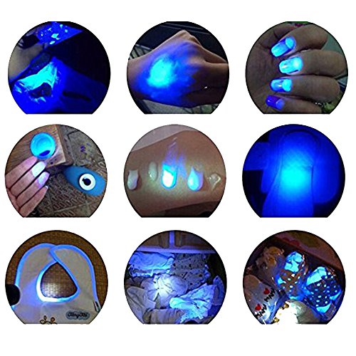Skaize Schwarzlicht Taschenlampe UV LED-Handlampe Prüfgerät (395nm, Zoombar, Wasserfest IPX7) - 6