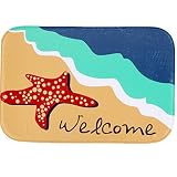 O-C Starfish beach Outdoor Indoor Antiskid Absorbent Bedroom Livingroom...