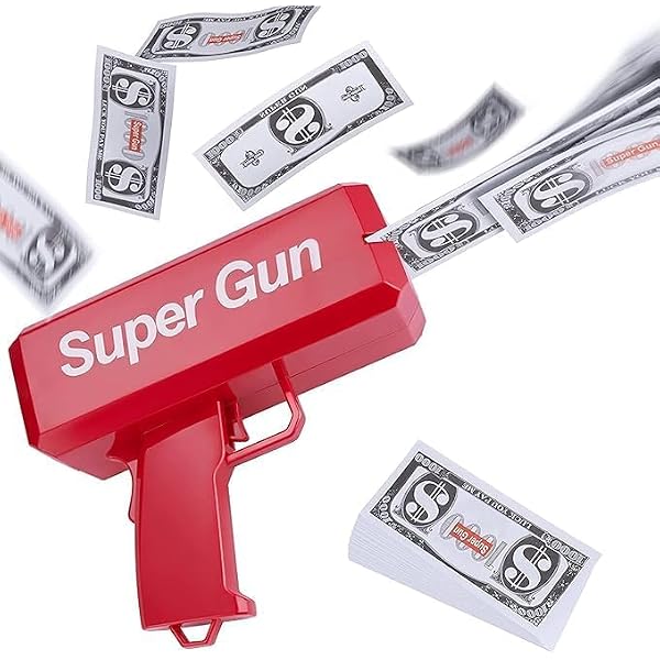 Jellify Supreme Money Gun Cash Cannon for Wedding, Parties and Fun