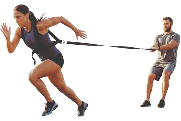 Fitness Health Harnais de résistance - Accessoire d’entraînement pour rugby ou football