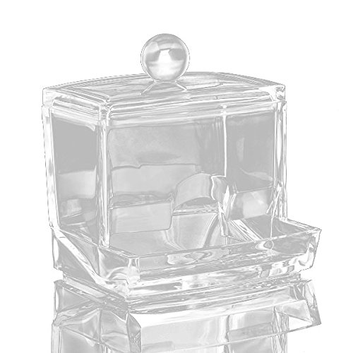 FACILLA® Clear Acrylic Cotton Swab Makeup Case Stick Box Storage Stand Rack [Misc.]