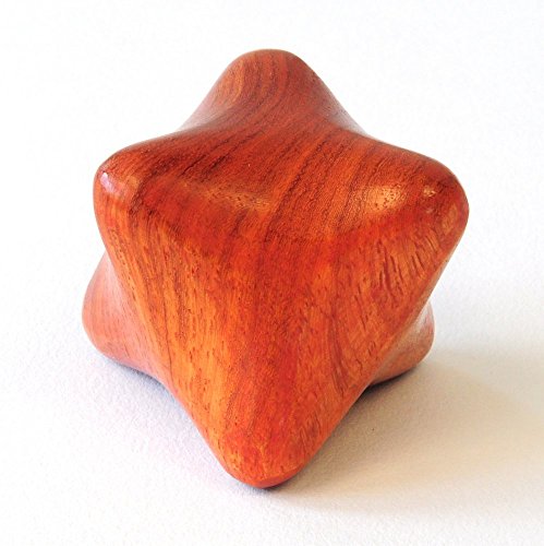 Massageholz Prisma, glattes Hartholz für Triggerpunkt-Massagen Massagehilfe Holz Handmassage - 2