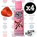 Crazy Colour Semi Permanent Hair Dye By Renbow Vermillion Red No.40 (100ml) Box of 4