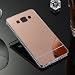 Produktbild Nadoli Galaxy A5 2015 Spiegel Hülle,Glänzend Shiny Mirror Effect Soft TPU Case Spiegel Flexibel Gel Schutzhülle für Samsung Galaxy A5 2015,Rose Gold