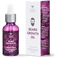 Bombay Shaving Company Beard Growth Oil For Men infused with Vetiver and 4 Essential oils for Effective Beard Growth, 30 ml