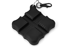 LWLWA Pfeilzieher Schwarz, Silikon Bogenschießen zZubehör, Bogenschießen-Pfeilzieher mit Haken, rutschfeste Partikel, Bequemer Griff, für Bögen, Compoundbögen, Recurvebögen