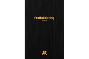 Football Betting Log Book: Perfect Notebook for Football Lovers | Monthly Profit Tracker | Diary for Tracking Bets, Stake, Odds, Match Details and Results | Gift for Father, Grandfather