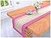 Clasiko Table Runner; 16x72 Inches; Pink, Green & Yellow Stripes; 300 TC Cotton Fabric; Table Top Home Décor; Color Fastness Guarantee RS.595.00
