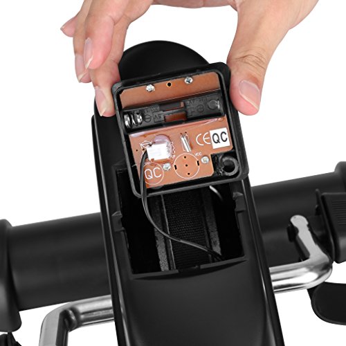 Finether Mini-Bike Heimtrainer Pedaltrainer Bewegungstrainer Arm- und Beintrainer mit LCD-Monitor einstellbarer Widerstand Fahrradtrainer Fitness-Fahrrad Heimfahrrad Trainingsrad Trainingsgerät Fitnessgerät Trainer für Arme und Beine zuhause platzsparend - 4