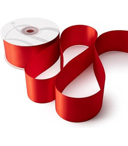 Nastro Decorativo In Raso, Nastro Regalo Rosso Chiaro 3 Mm × 50 M - Foto 8