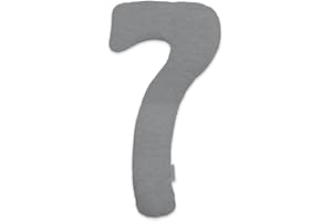 Theraline my7 Seitenschläferkissen mit Bezug, waschbar 60°C, Stillkissen & Lagerungskissen ergonomisch mit integriertem Kopfkissen, Kissen für Seitenschläfer mit wattiertem Bezug für mehr Komfort
