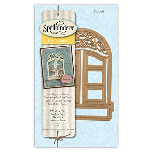 Spellbinders SBS2-016 Shapeabilities Stanze D-Lite Fenter, Metall, braun, 18.3 x 10.2 x 0.2 cm - 2