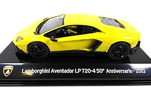 OPO 10 - Voiture 1/43 Compatible avec Lamborghini Aventador LP 720-4 2013 50 Ans - SC7 UP008
