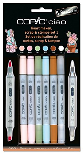 COPIC ciao Set 5+1 NEU 22075559 Scrap & Stempelset 1 Copic-Set Kaart Maken - 3