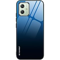 SEAHAI Hülle Für Motorola Moto G54 5G – Buntes Lila, Gehärtetes Glas + TPU – Stoßfest & Dünn