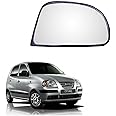 MACZO - orvm Right (Driver) Side Rear View Mirror Glass for Hyundai Santro Xing 2005-2014 Model