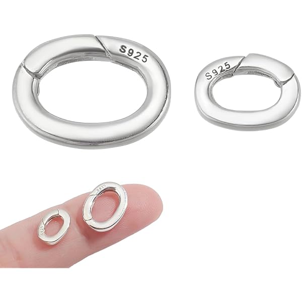 My-Bead Ciondoli connettori 4mm Argento 925 Carrier Charms per