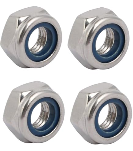 Dadi Inox DIN 985 Dadi Autobloccanti In Acciaio Inox Con Inserti Nylon - Misure M2,5 A M12, DIN 985, Marca MonsterBolts Dado Autobloccante Nyloc - Foto 14