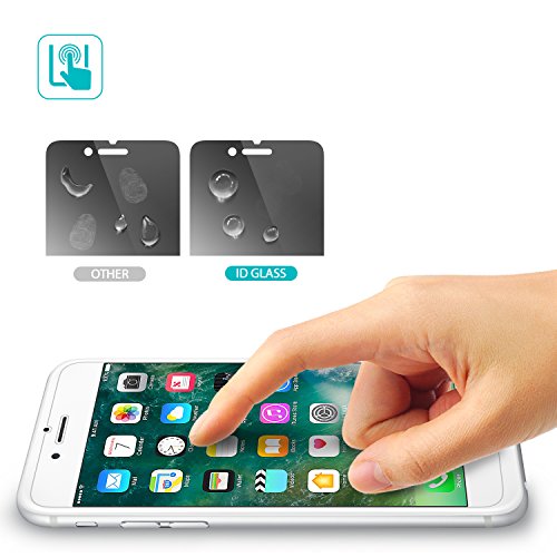 Protector de Pantalla para Apple iPhone 8 Ringke Invisible Defender Glass  MAX HD CLARIDAD  vidrio protector de Pantalla Garant  a de por vida de precisi  n de alta definici  n  HD  para iPhone8